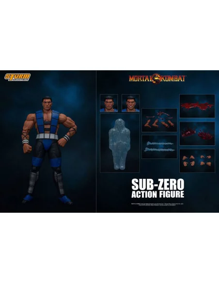 Mortal Kombat Figura 1/12 Sub-Zero Unmasked 16 c-3