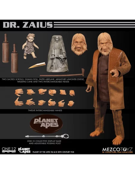 es::El Planeta de los Simios Figura 1/12 Dr. Zaius One:12 Collective 16 cm