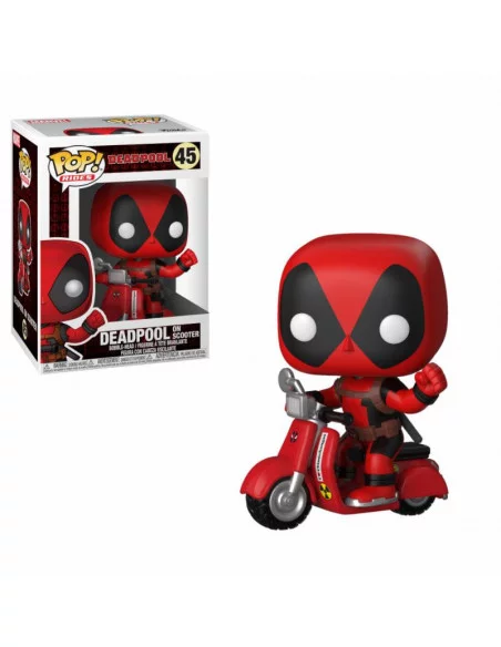 es::Deadpool POP! Rides Vinyl Figura Deadpool & Scooter 9 cm