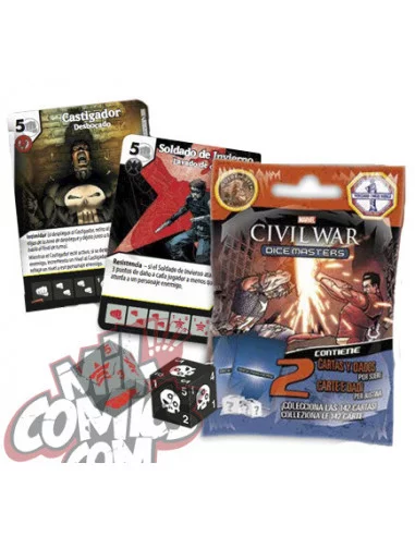 es::Marvel dice masters Civil War Castellano Foil Booster 1 sobre