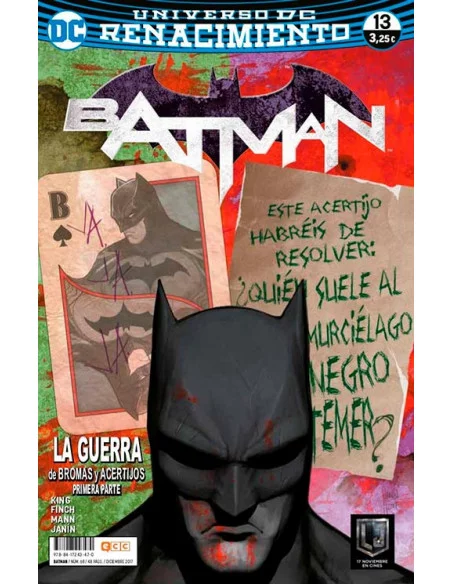 es::Batman 68/ 13 Renacimiento. La guerra de bromas y acertijos. Primera parte