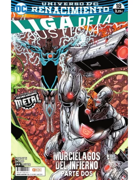 es::Liga de la Justicia 73/ 18. Noches Oscuras: Metal Renacimiento