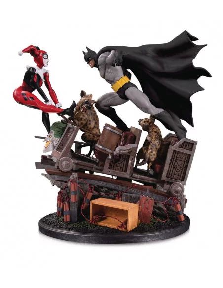 es::DC Comics Estatua 1/8 Batman VS. Harley Quinn Battle Second Edition 44 cm