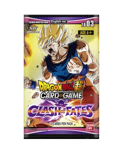 es::Dragon Ball Super Card Game: Clash of Fates Themed Booster 3 1 sobre