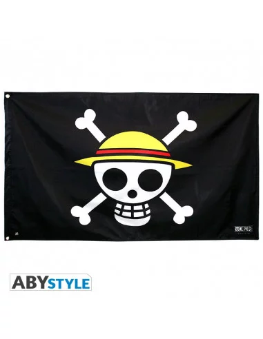 es::One Piece Bandera Calavera - Luffy 70 x 120 cm
