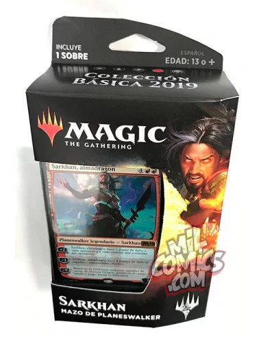 es::Magic The Gathering: Sarkhan - Mazo de Planeswalker Colección Básica 2019