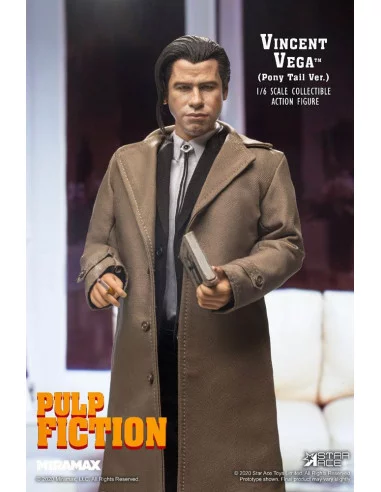 es::Pulp Fiction Figura My Favourite Movie 1/6 Vincent Vega 2.0 Pony Tail 30 cm