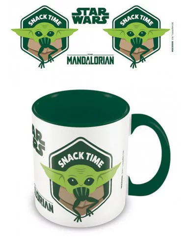 es::Star Wars The Mandalorian Taza Coloured Inner Snack Time Baby Yoda