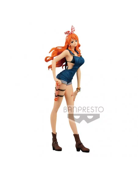 es::One Piece Piece Stampede PVC Glitter & Glamours Nami Ver. B 25 cm