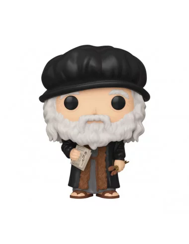 es::Artists Figura Vinyl POP! Leonardo da Vinci 9 cm