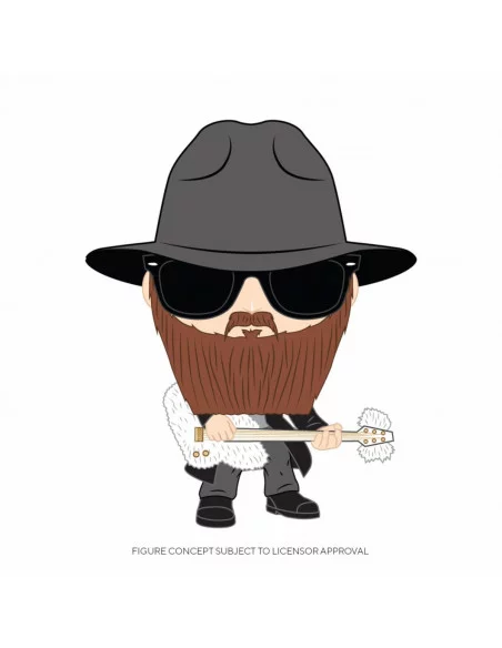 es::ZZ Top POP! Rocks Vinyl Figura Billy Gibbons 9 cm