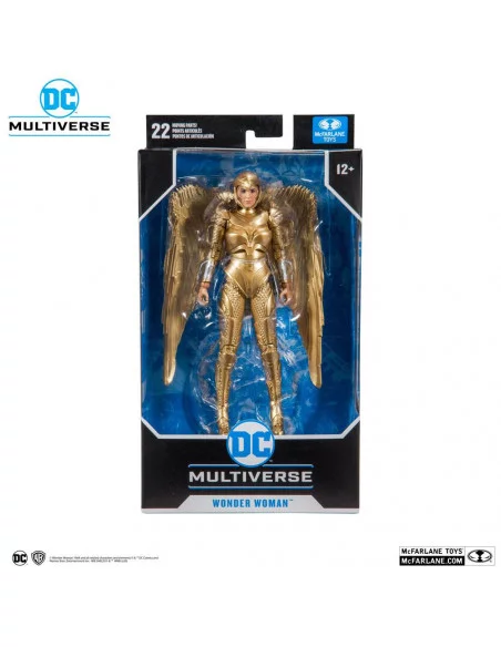 es::DC Multiverse Figura Wonder Woman 1984 Golden Armor 18 cm es::DC Multiverse Figura Wonder Woman 1984 Golden Armor 18 cm
