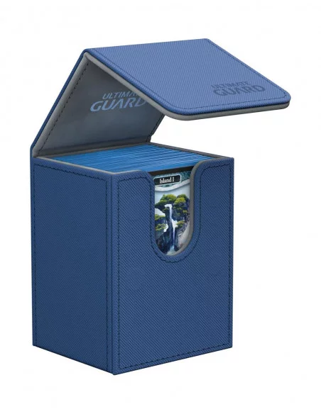 es::Ultimate Guard Flip Deck Case 80+ Caja de Cartas Tamaño Estándar XenoSkin Azul