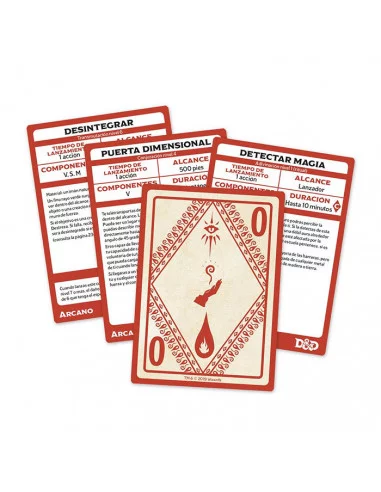 es::D&D Cartas de conjuros: Magia arcana
