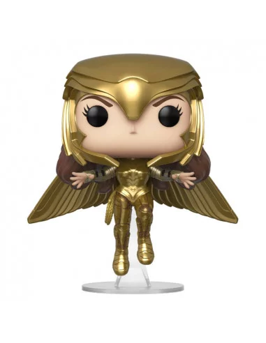 es::Wonder Woman 1984 POP! Movies Vinyl Figura Gold Flying Pose 9 cm