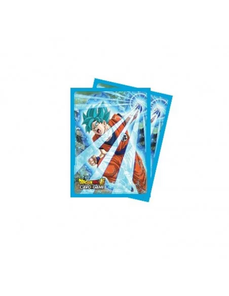 es::Dragon Ball Super 'Goku Azul' Protector Sleeves Fundas para cartas 65