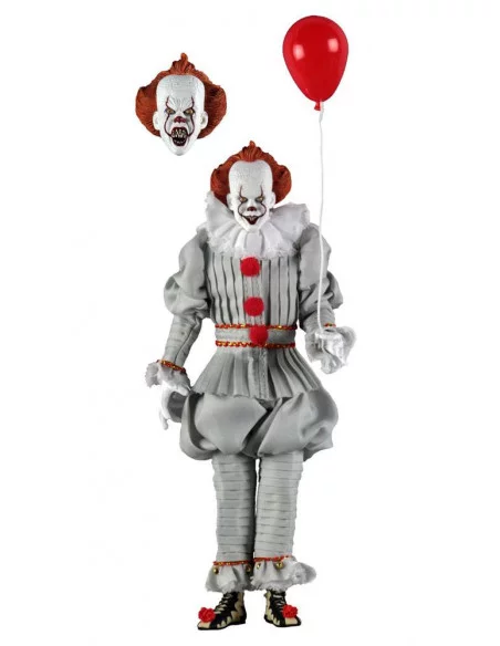 es::Stephen King's It 2017 Figura Retro Pennywise Clothed Figure 20 cm