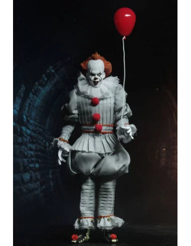 es::Stephen King's It 2017 Figura Retro Pennywise Clothed Figure 20 cm