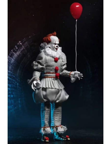 es::Stephen King's It 2017 Figura Retro Pennywise Clothed Figure 20 cm