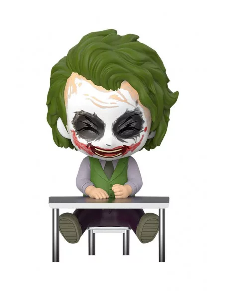es::Batman: Dark Knight Trilogy Minifigura Cosbaby Joker Laughing Version Hot Toys 12 cm