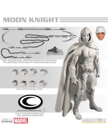 es::Marvel Figura 1/12 Moon Knight One:12 Collective 17 cm