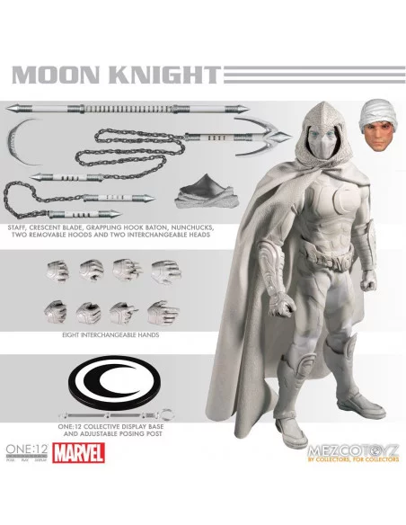 es::Marvel Figura 1/12 Moon Knight One:12 Collective 17 cm