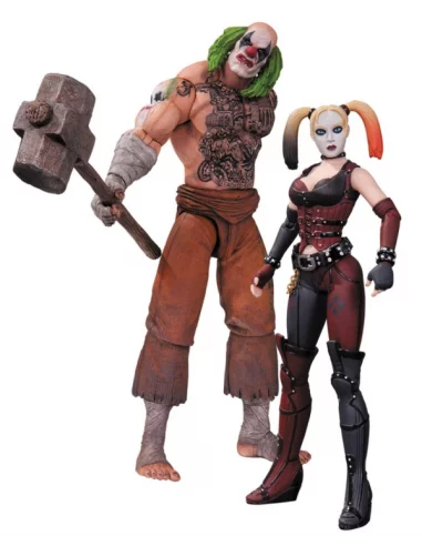 Batman Arkham City: Figuras Mr. Hammer & Harley Qu-10