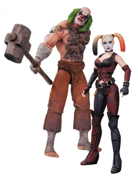 Batman Arkham City: Figuras Mr. Hammer & Harley Qu-10