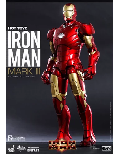 Iron Man Mark III Diecast - Figura 1/6 Hot Toys Ir-10