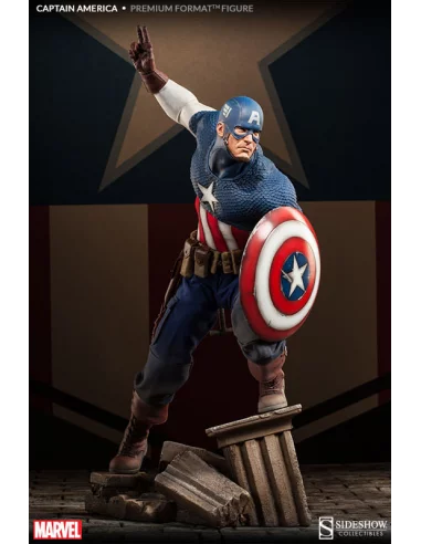 Captain America: Allied Charge On Hydra. Estatua P-10