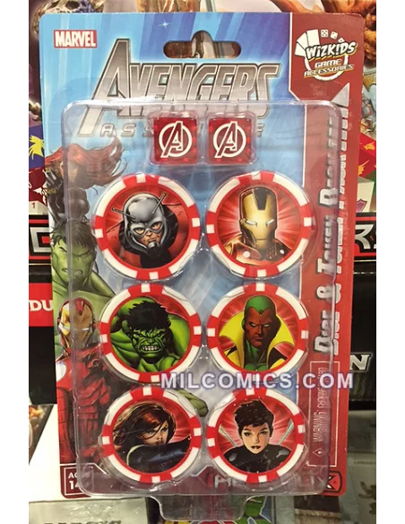 Marvel heroclix Avengers Assemble Iron Man Dice & -10