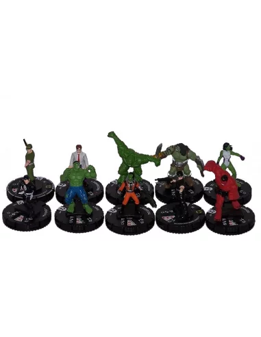 Marvel Heroclix: Incredible Hulk Complete Gf Set -10