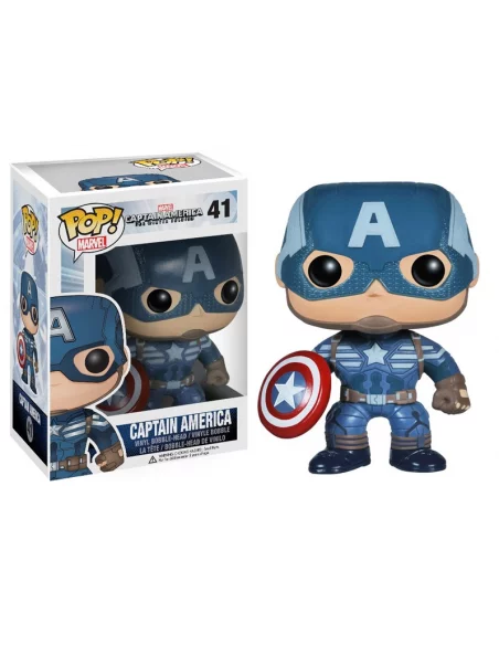 Capitán América Winter Soldier Figura Vinyl Pop-10