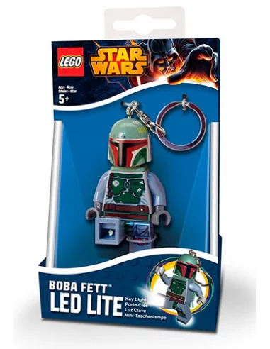 Lego Star Wars: Llavero con linterna Boba Fett-10