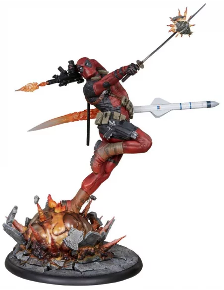 es::Marvel Comics Estatua Premium Format Deadpool Heat-Seeker 61 cm