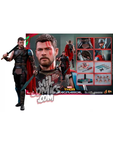 es::Thor Ragnarok Figura 1/6 Gladiator Thor Hot Toys 32 cm