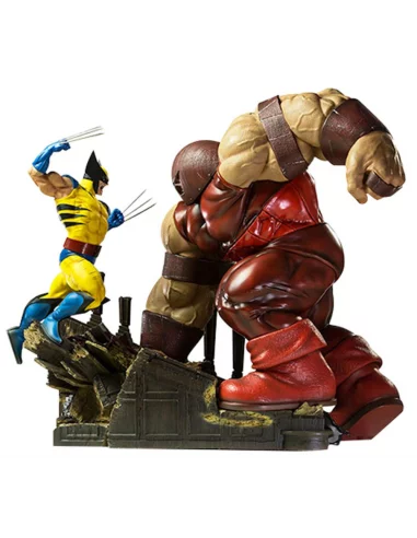 es::Marvel Comics Diorama 1/6 Wolverine vs Juggernaut 44 cm
