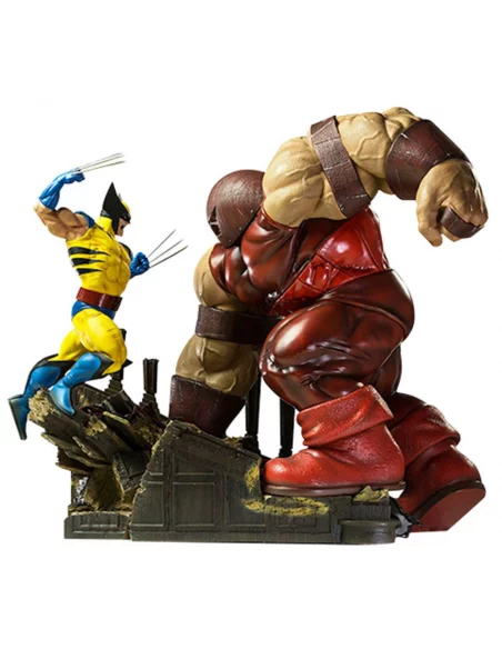 es::Marvel Comics Diorama 1/6 Wolverine vs Juggernaut 44 cm