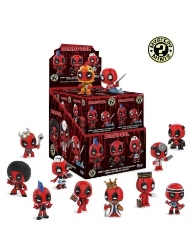 es::Marvel Comics Mystery Minis Minifiguras 5 cm Expositor Deadpool 12