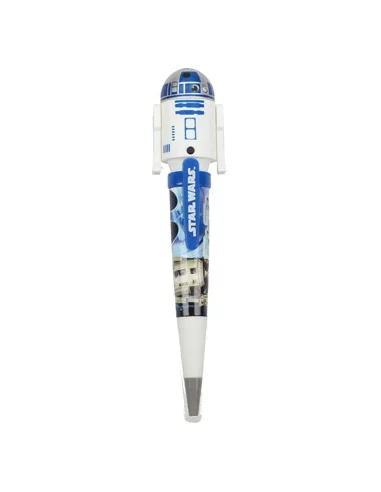 es::Star Wars R2-D2 Bolígrafo con luz sonido y movimiento