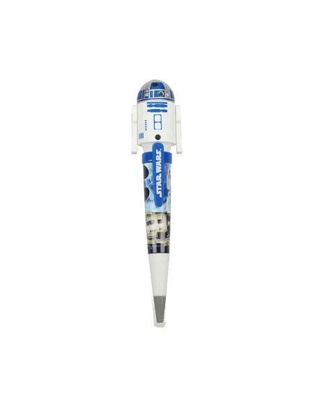es::Star Wars R2-D2 Bolígrafo con luz sonido y movimiento
