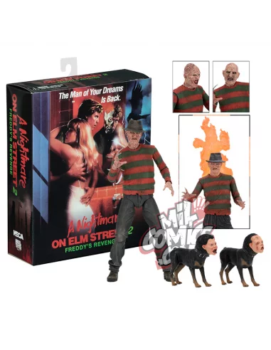 es::Pesadilla en Elm Street 2 Figura Ultimate Part 2 Freddy 18 cm