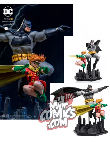 es::DC Comics Estatua Art Scale Deluxe 1/10 Batman & Robin Dark Knight Returns 23 cm