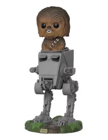 es::Star Wars POP! Deluxe Vinyl Chewbacca with AT-ST Figura 10 cm.