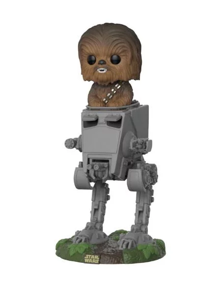 es::Star Wars POP! Deluxe Vinyl Chewbacca with AT-ST Figura 10 cm.