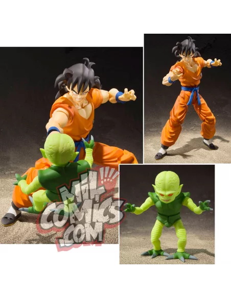 es::Dragonball Z Figura S.H. Figuarts Yamcha con Saibaiman 17 cm