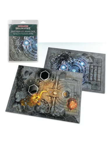 es::Warhammer Underworlds: Shadespire - tablero de juego de Ciudad destrozada