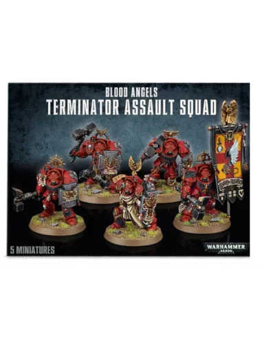 Blood Angels Terminator assault squad - Warhammer -10
