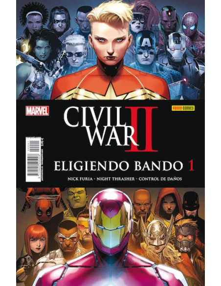 es::Civil War II: Eligiendo bando 01. Nick Furia - Night Thrasher - Control de Daños