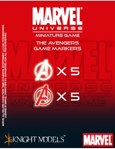 The Avengers Markers - Marvel Universe Miniature G-10